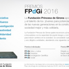 Abierta la convocatoria de los Premios FPdGi 2016 hasta el 30 de noviembre